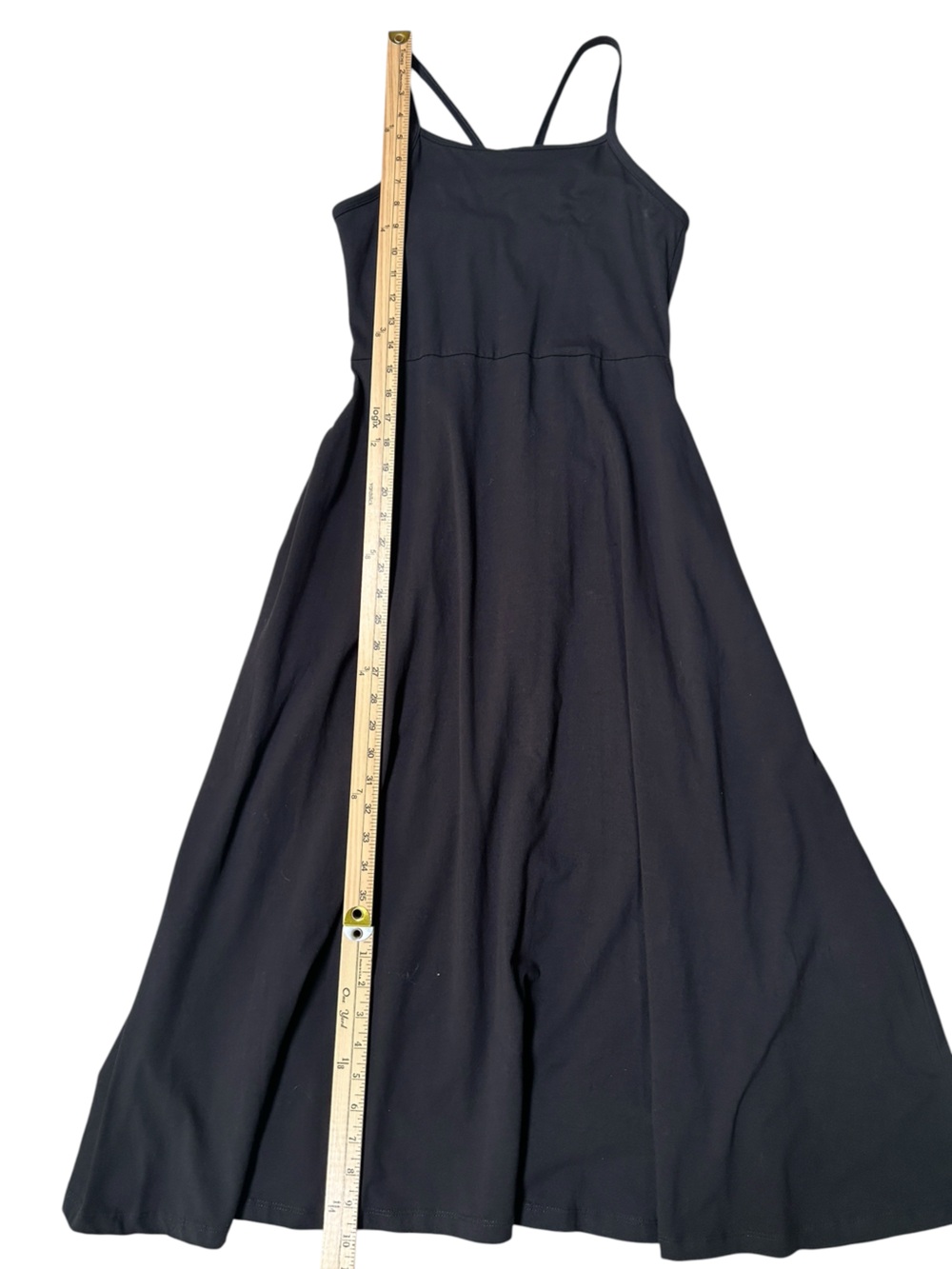 Pact Organic Cotton Fit & Flare Midi Dress
Black Midi Dress Spaghetti Straps S - Picture 6 of 7